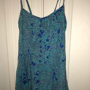 Spaghetti strap romper